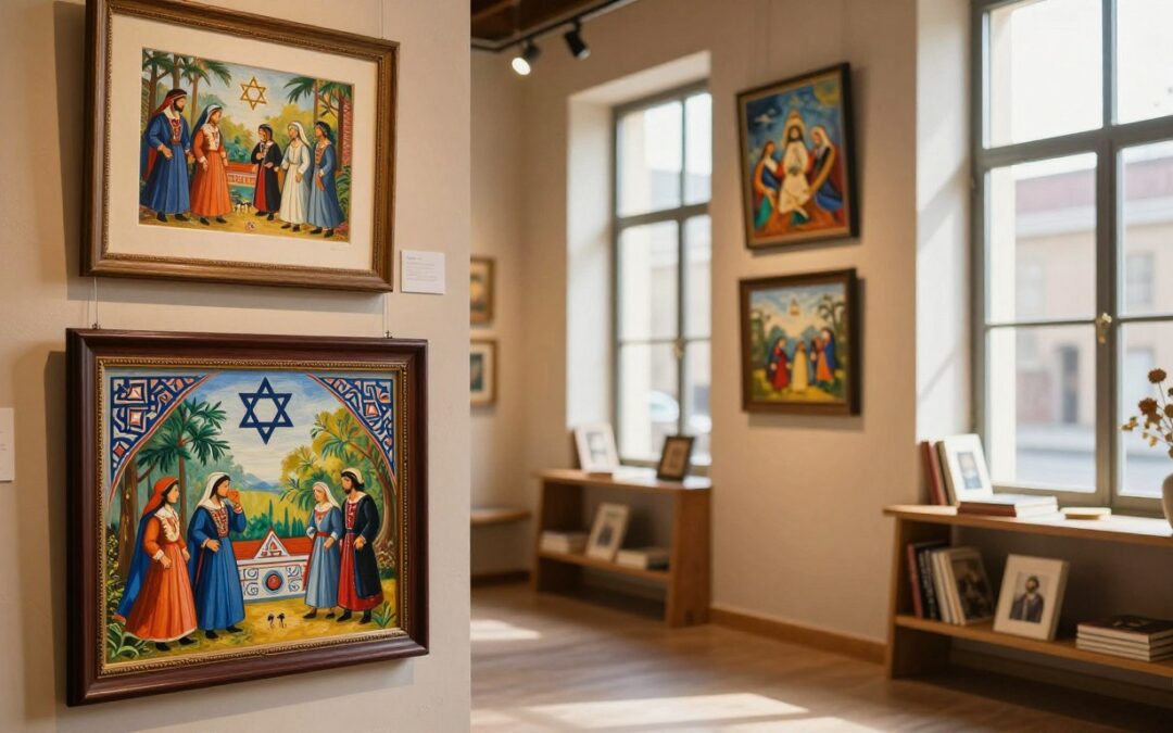 authentic jewish art collection